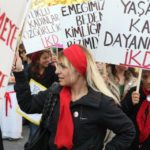 Ankara'da Kadınlar şiddete ve savaşa karşı yürüdü