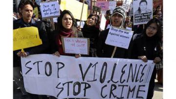 Nepal'de kadınlar, 'Kadına Yönelik Şiddete Hayır' dedi