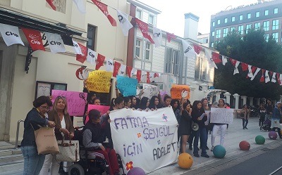 Kadıköy'de Fatma Şengül için adalet talebi yükseltildi