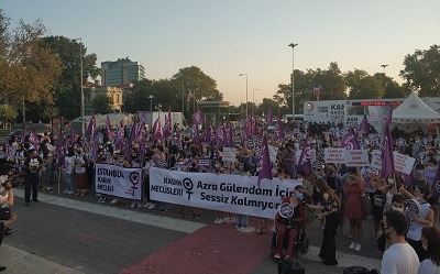Kadıköy’de kadın cinayetlerine karşı eylemdeydik!